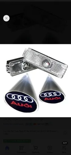Luz cortesia de porta Audi Projetor