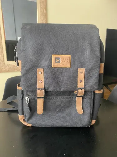 Mochila original Hang Loose grande unissex p/ notebook - com marcas de uso no fundo