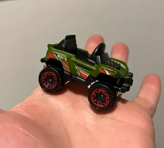 Hot Wheels carrinho bugui verde militar 4x4
