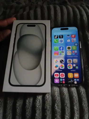 IPHONE 15 256GB PRETO - PERFEITO ESTADO