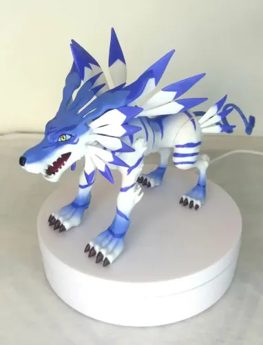 Action figure Garurumon Coleção Digimon Adventure
