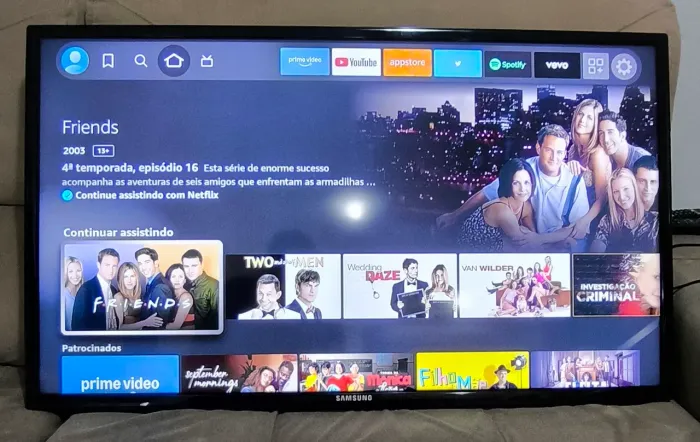 Televisão Samsung 40 polegadas Modelo UN40EH5300 Acompanha Fire stick TV