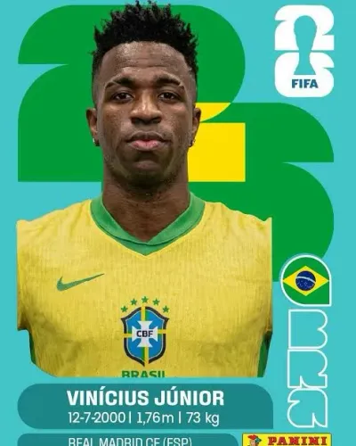 Figurinha Vini Jr Copa 2026