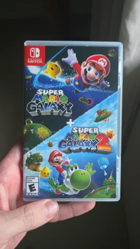 Jogo Super Mario Galaxy + Super Mario Galaxy 2 Switch Fisico