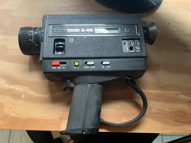 Filmadora Super 8 Sankyo Sound XL-40S Vintage