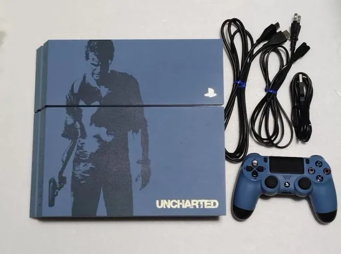 PS4 Edição Limitada Uncharted - Importado dos EUA | Raridade para Colecionadores