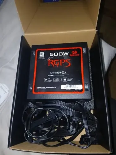 Fonte 500w Redragon RGPS 80Plus Bronze GC PS001-1