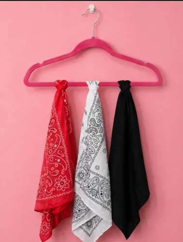 Lenços Bandana Estilo Tumblr/Y2K