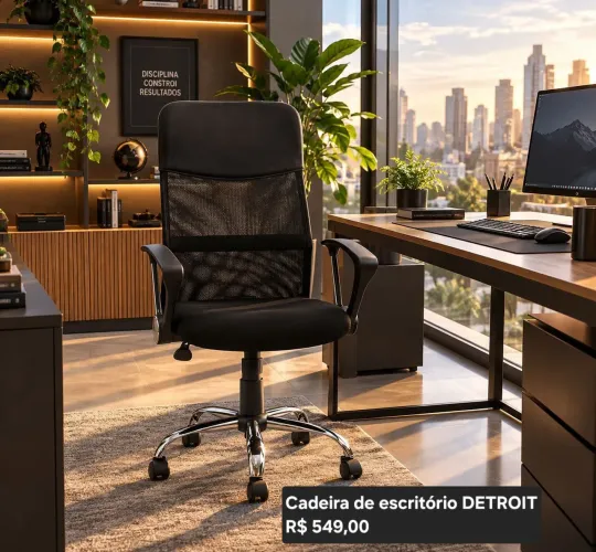 Cadeira de escritório Detroit