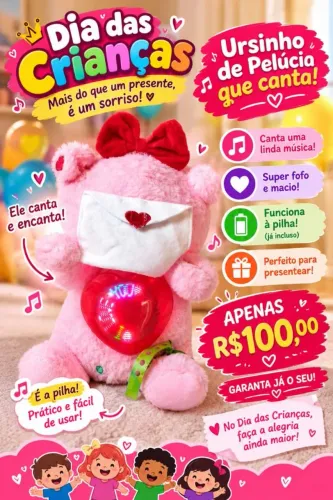 ? O URSINHO MAIS FOFO CHEGOU! ? 