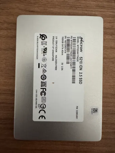 SSD ENTERPRISE MICRON 1,92TB USADO 80% Saude
