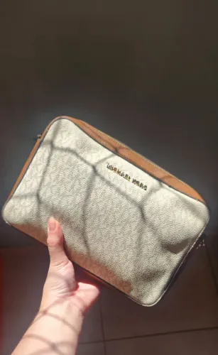 bolsa transversal michael kors jet set vanilla
