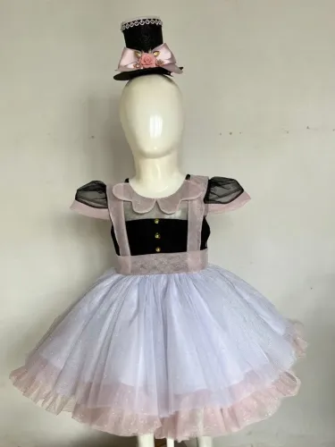Vestido infantil tema mundo bita