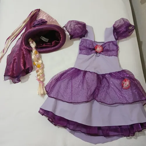 Fantasia Infantil Princesa Rapunzel