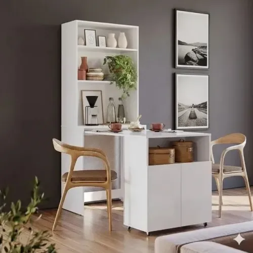 Mesa de escritório branca