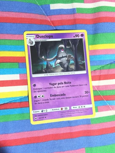 carta pokémon dusclops (estágio 1)