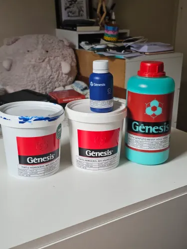 Tintas, calha, emulsificante e estabilizante serigrafia