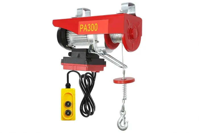 Talha Guincho Elétrico PA300 300/150kg 220V 650W 6/12m Cabo Aço - Pouco Uso