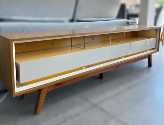 Rack Bancada Retrô com LED // OFERTA