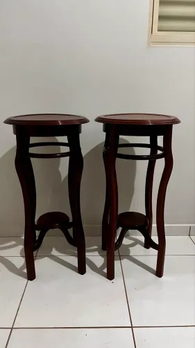 Mesas / Livreiros Decorativo em Madeira antiga - Estilo Clássico