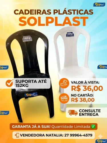 CADEIRA BISTRO 152 KG SOLPLAST