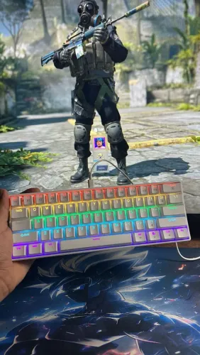 Teclado Mecânico Gamer 60% APAYADO K61 Lacrado