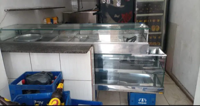 Estufas para lanchonete uma com 1.90 e outra de 2 metros.