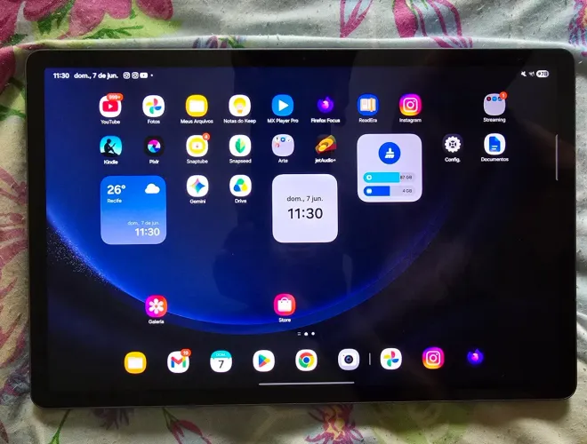 Tablet Samsung S9 FE, 128 Gigas. IMPERDÍVEL.