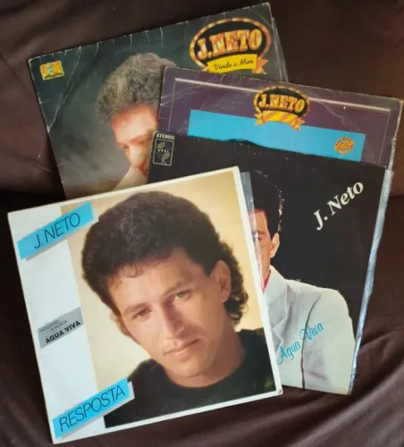 Lote 4 Lps Discos De Vinil Gospel Evangélico - J. Neto
