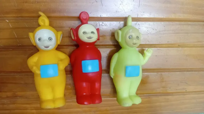 Teletubbies bonecos de vinil anos 90