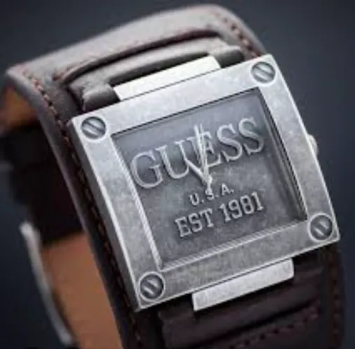 Relógio Guess pulseira de couro