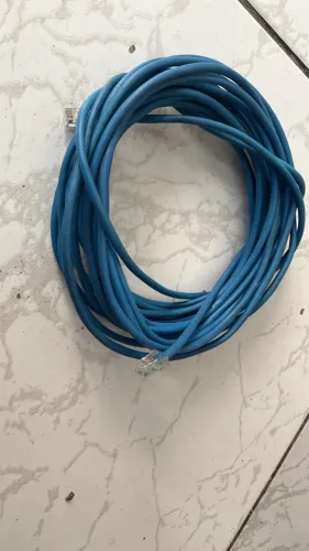 Cabo De Rede Lan Internet 10 Metros Ethernet Crimpado nas duas pontas pronto pra uso