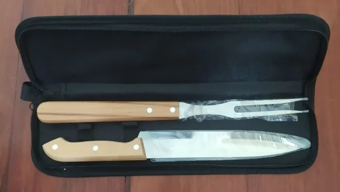 Kit Garfo e Faca churrasco