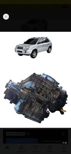 Câmbio CVT tucson 2.0 2009