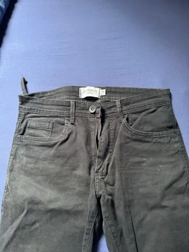 Calça preta brim