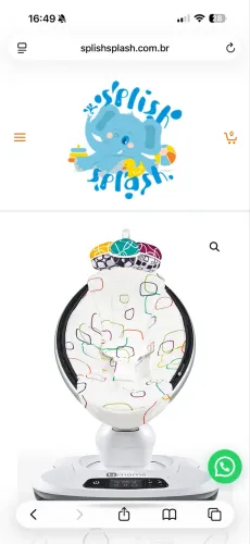 Cadeirinha de balanço infantil 4moms mamaro