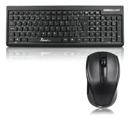 Teclado sem fio + Mouse KP 2012 (novo na caixa - envio olx pay)
