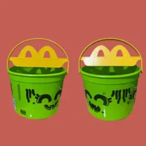 cestinha verde de halloween mcdonalds