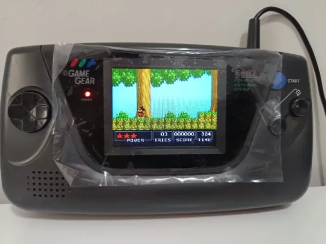 Console Game Gear com Tela IPS (Revisado)