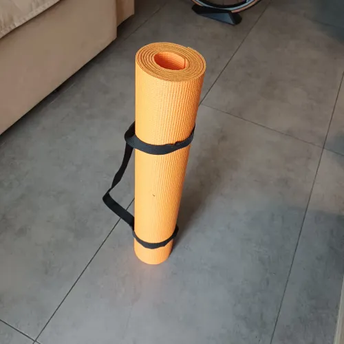 Tapete Colchonete Academia Eva Exercícios Yoga Hidrolight Cor Laranja