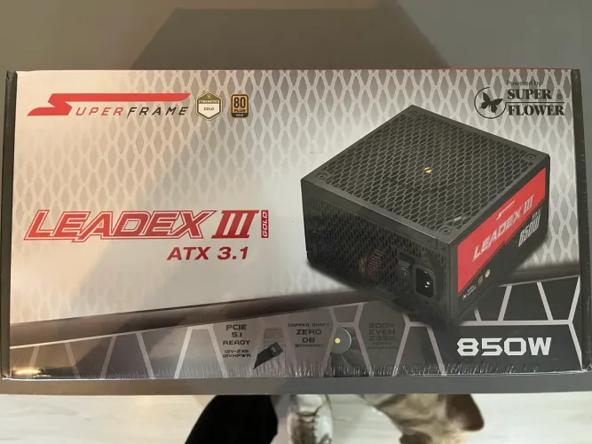 Fonte Superframe Leadex III 850W