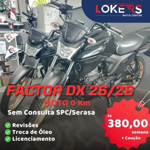 FACTOR DX 26/26 PRETA 0 KM