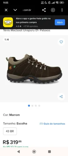 Bota masculina 