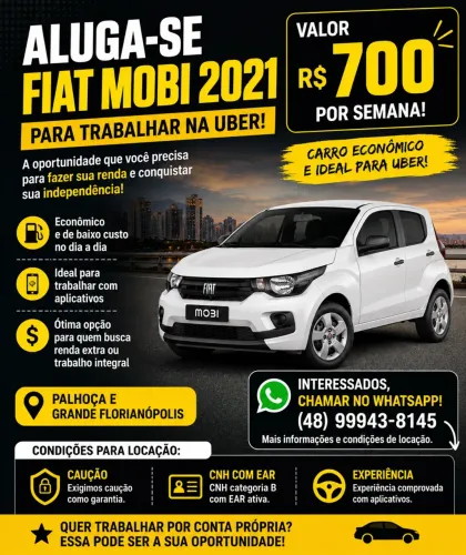 Alugo carro pra Uber 