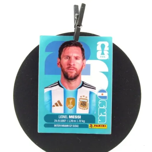 Figurinha Panini Lionel Messi Inter Miami Argentina Original Perfeita