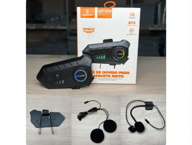 Fone de ouvido para capacete