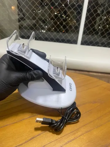Estação Carregamento Controle PS5 Oivo Dual Usb Tipo-C com Indicador