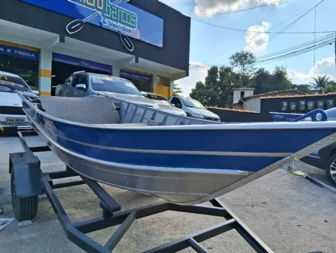 BARCO NOVO DE ALUMINIO BORDA ALTA 5 METROS PRONTA ENTREGA