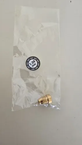 Giclê de 1,21 mm e 1,39 mm de latão para snow foam canhão de espuma