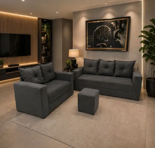 Lindos CONJUNTO de SOFÁS, preço INCRÍVEL R$ 999,99!!